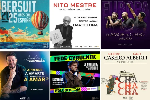 Shows Argentinos en Barcelona