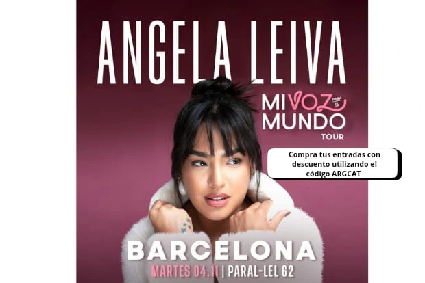 código descuento angela leiva barcelona