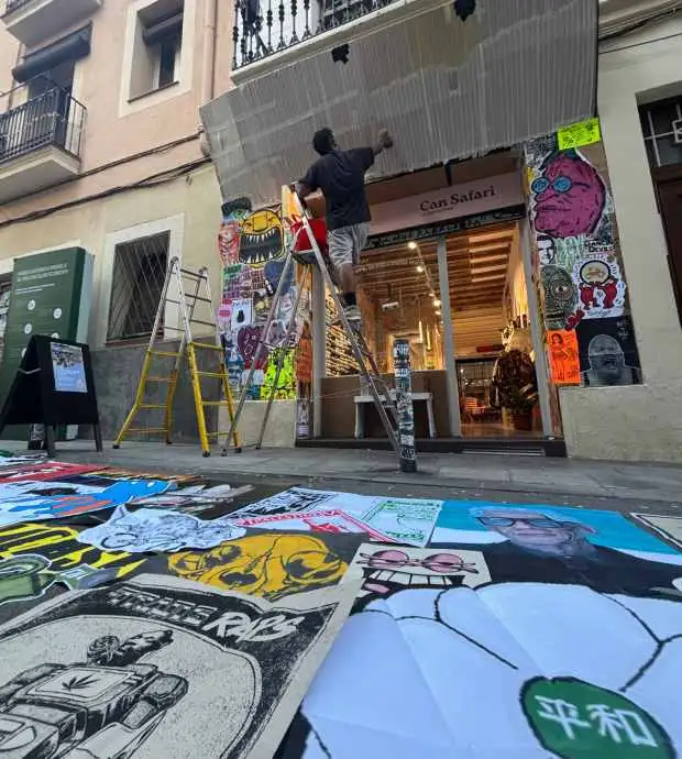 Can Safari arte urbano barcelona